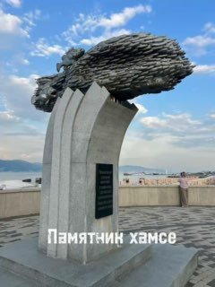 9 лет назад 4 октября 2017 года на Набережной открыли памятник хамсе.