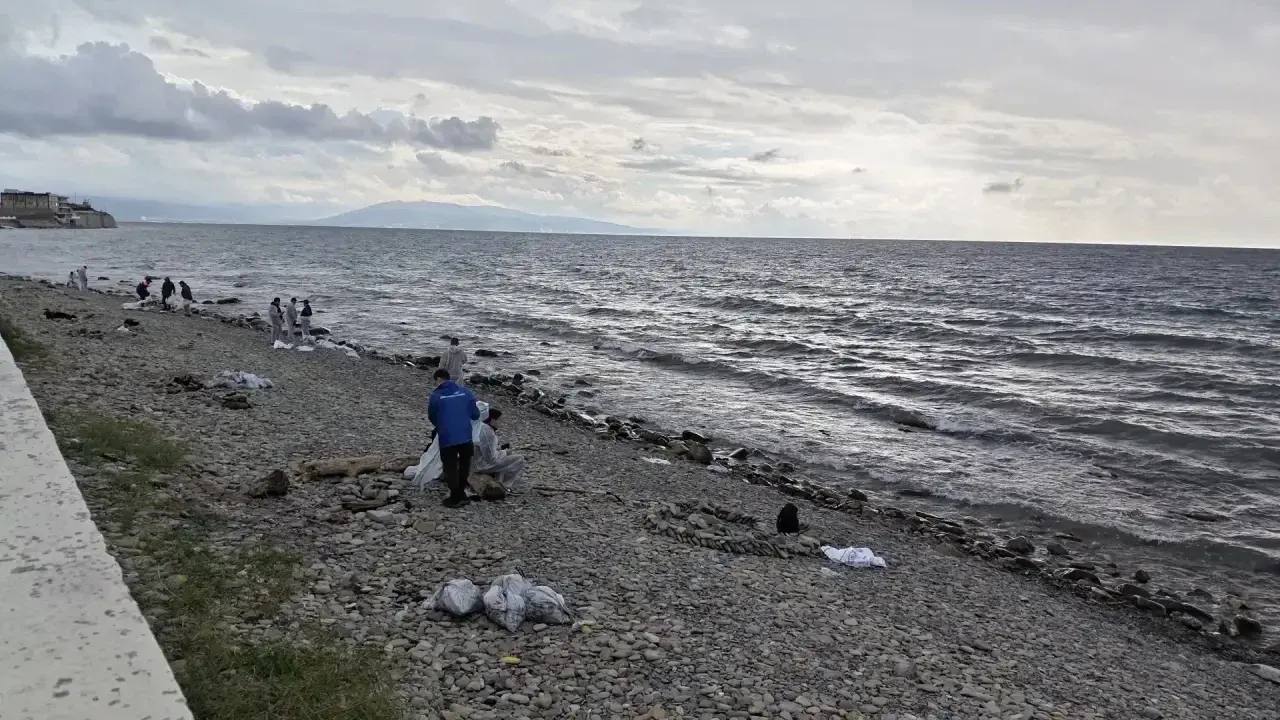 По состоянию на 16 октября  работы по ликвидации нефтепродуктов с прибрежной зоны завершены.