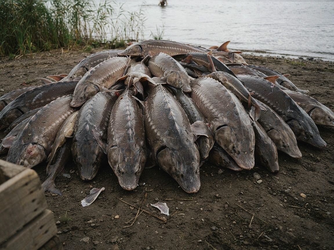 Шесть рыбаков получили сроки за незаконный вылов осетровых в Азовском море